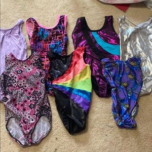 7 leotards all child xs/small